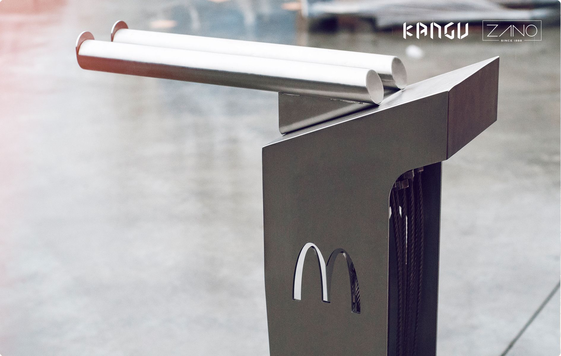 McDonald - bicycle repair station by ZANO Street Furniture