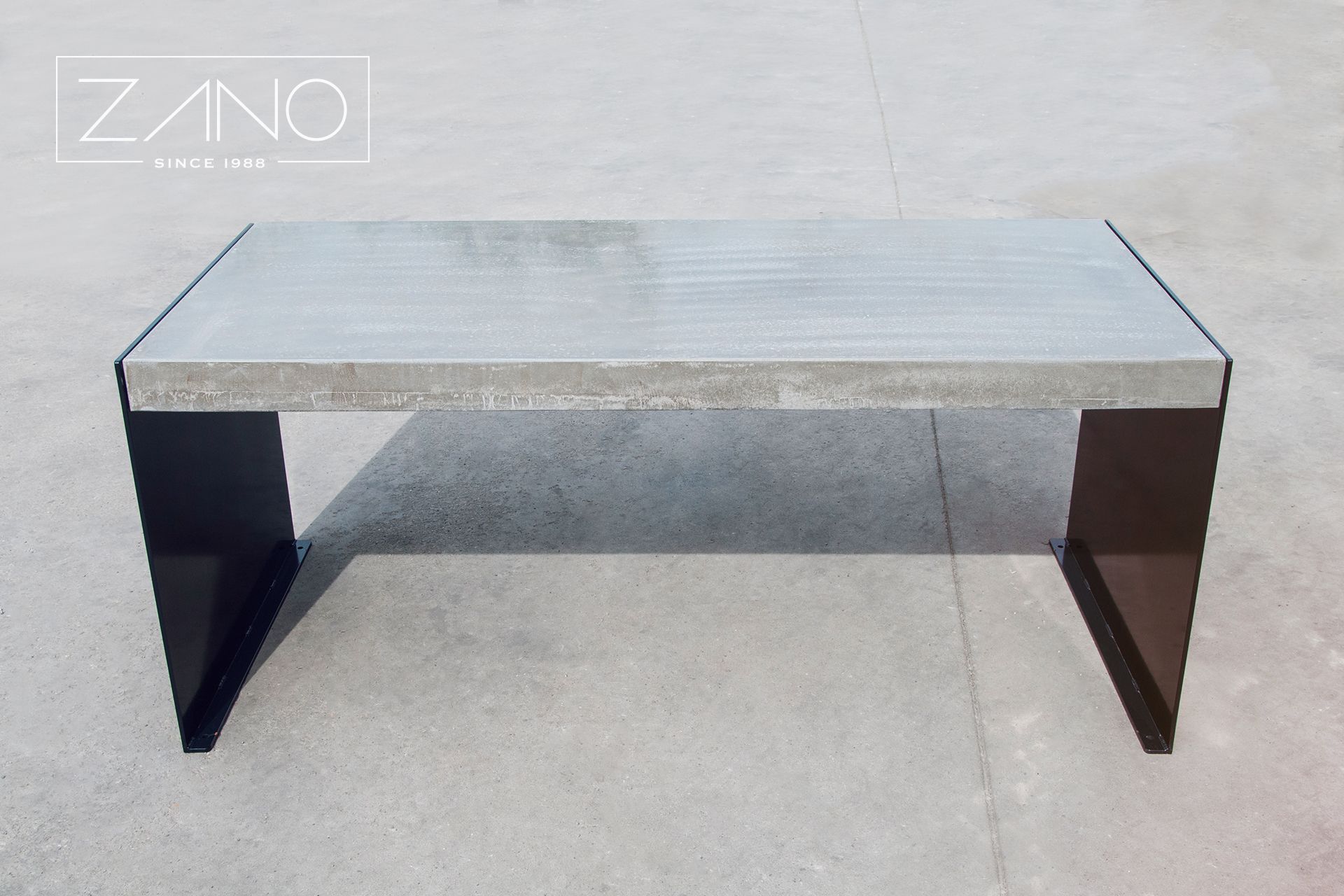 Polished concrete tables