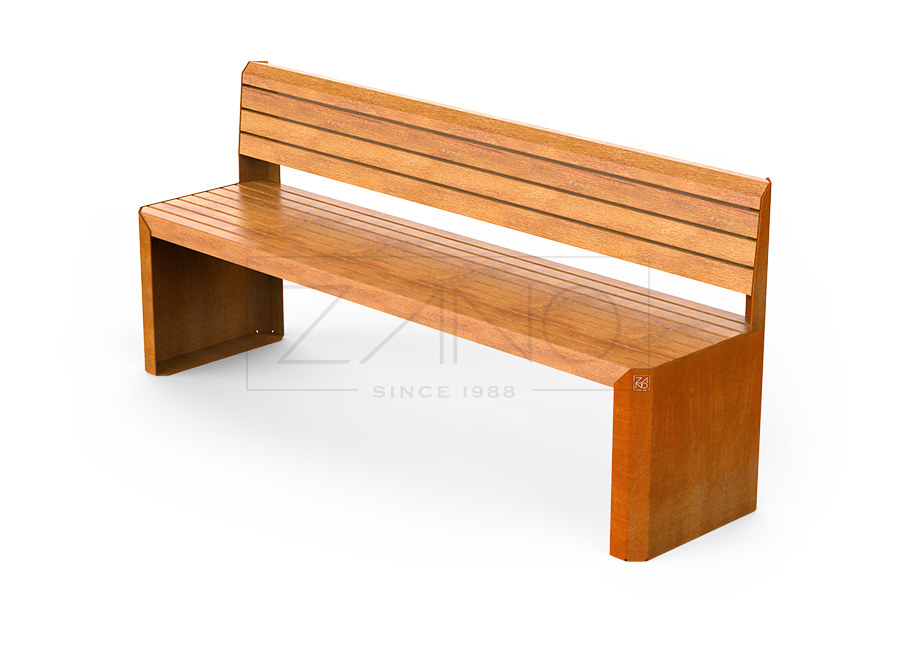 Stilo benches 02.048 | weathering steel