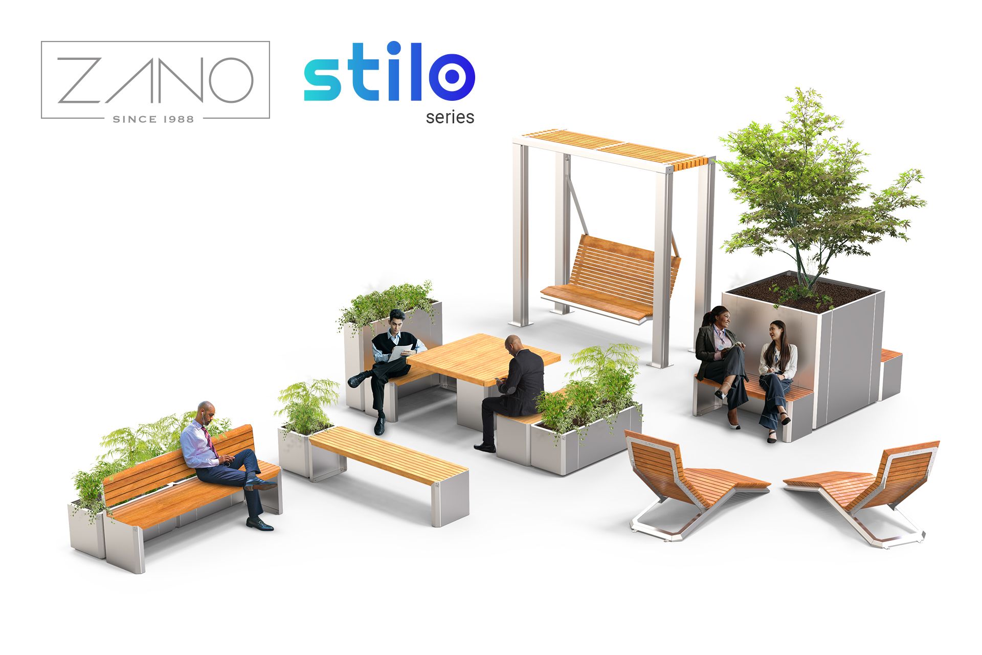 Stilo - urban furniture line from ZANO