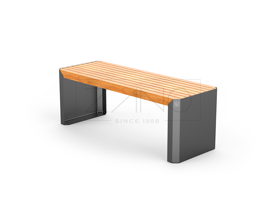 Bench Stilo 02.448.1 | carbon steel plus hardwood