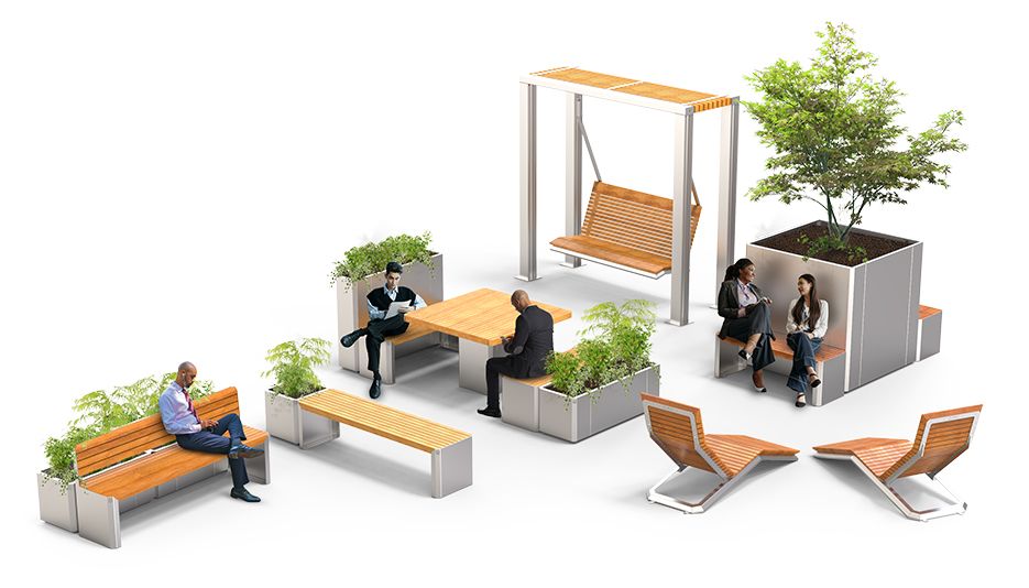Stilo series by ZANO urban furniture