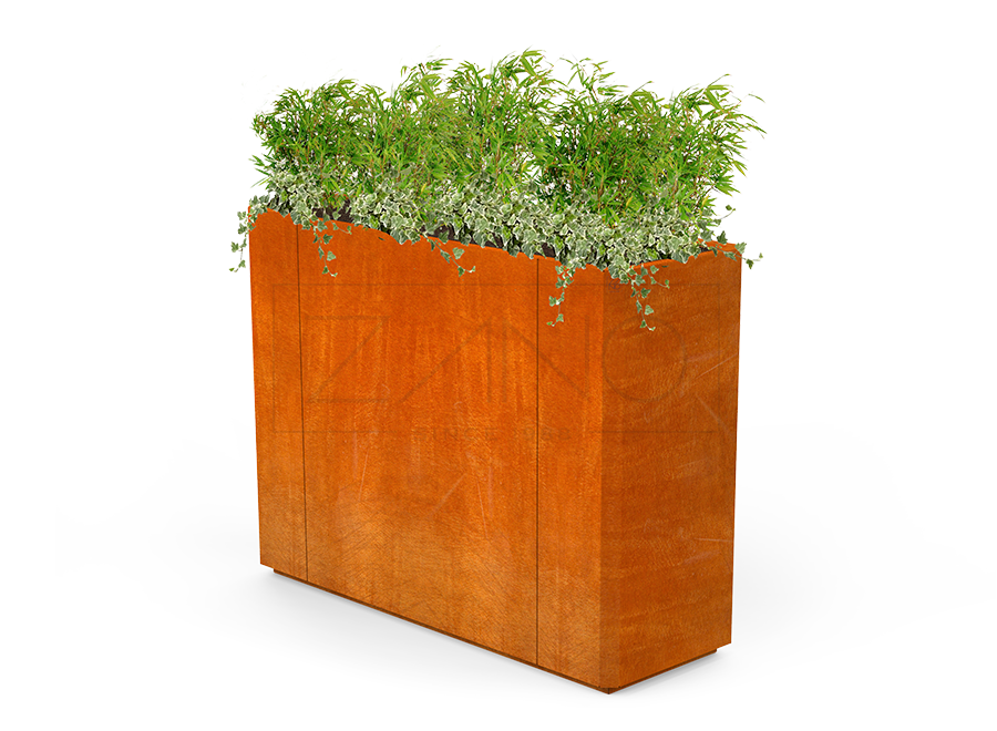 Stilo planter 06.148.L.1 | Corten Steel